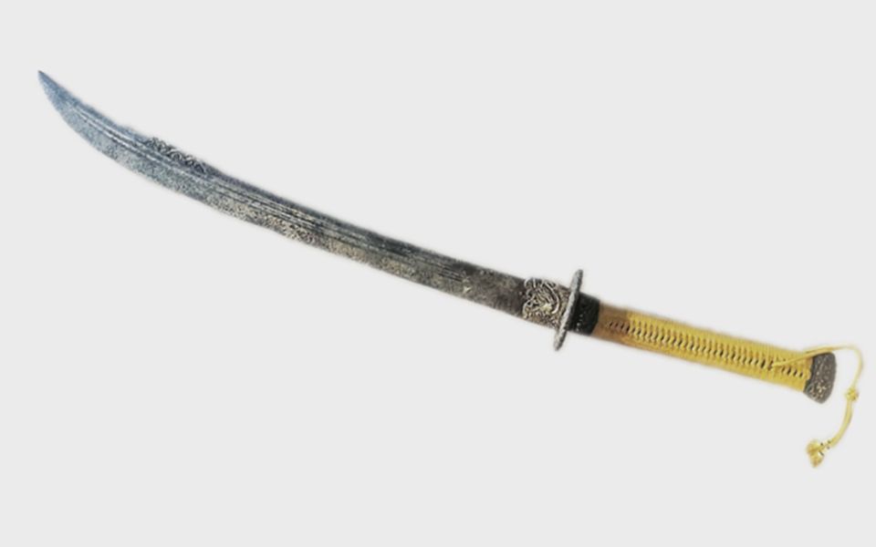 【古兵器】明代铁錾金龙双手佩刀---仪刀中最帅的一把