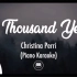 A thousand years-Christina Perri 伴奏instrumental