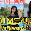 一键整合包 消费级显卡上开源可用的最强图生视频AI模型 万相wan2.1 comfyui教程 马云家阿里开源