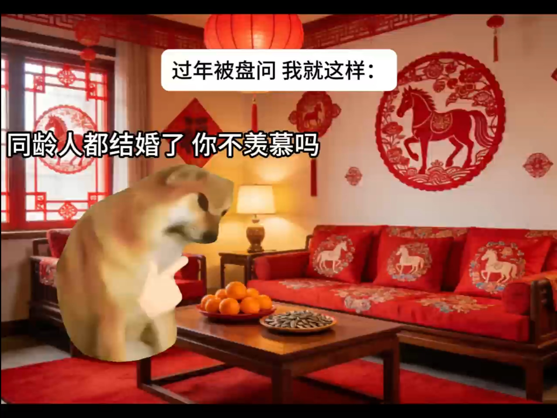 过年回家被盘问，我就这样：