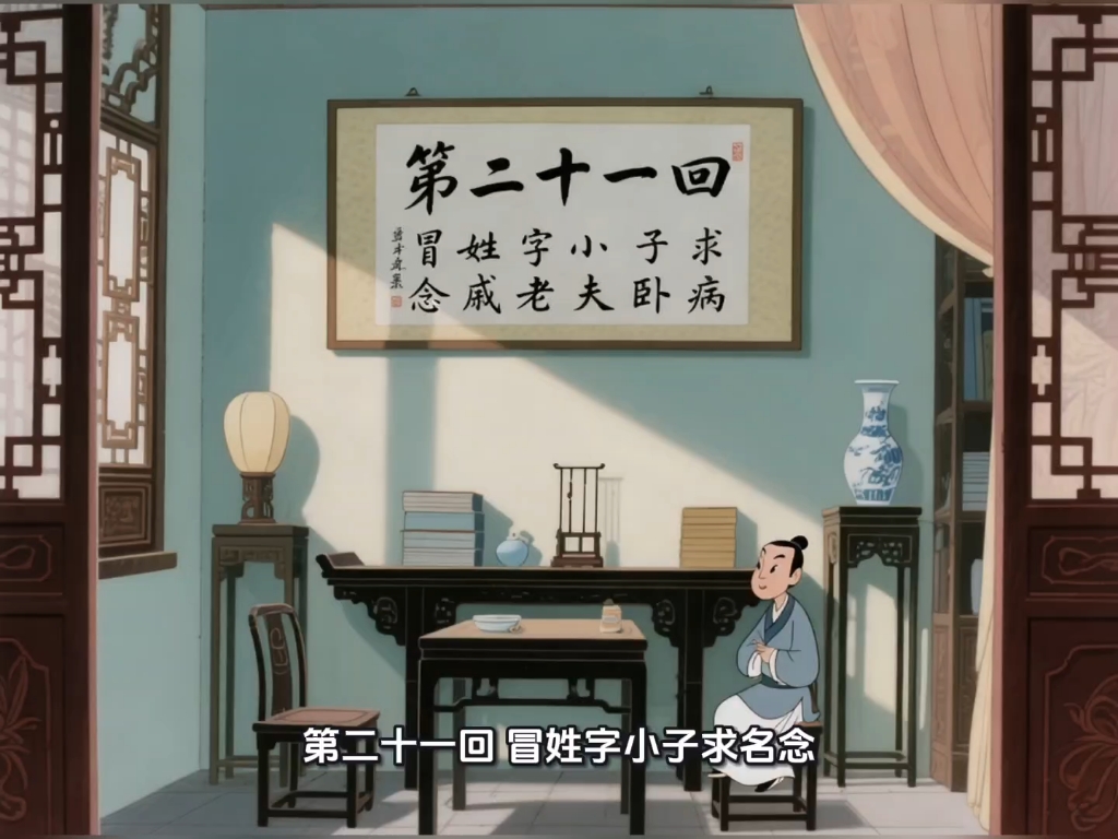 第二十一回 冒姓字小子求名 念亲戚老夫卧病