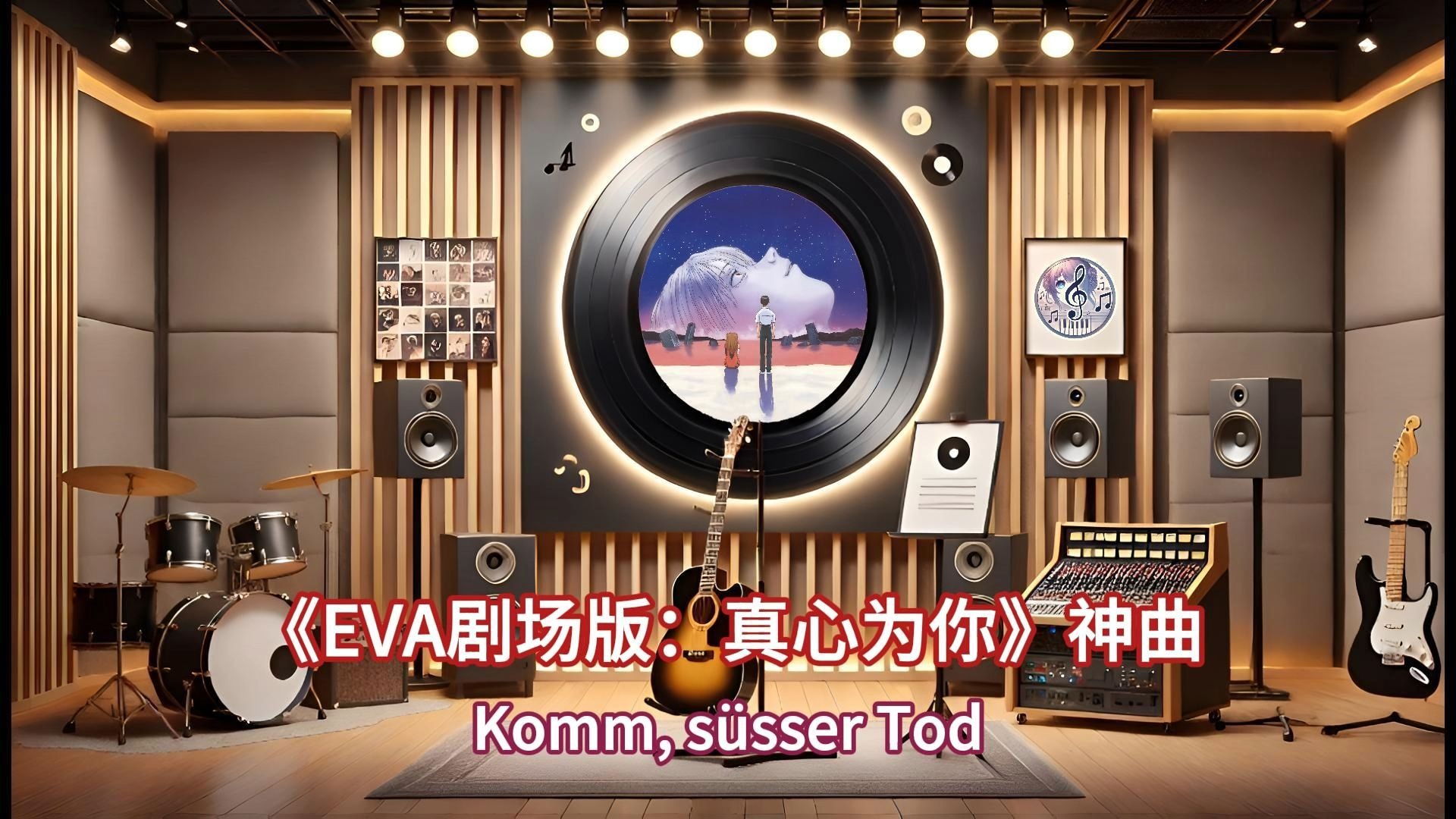 【母带级Hi-Res试听】《Komm, süsser Tod》|《EVA剧场版：真心为你》神曲，人类补完的悲壮终章（中英字幕）