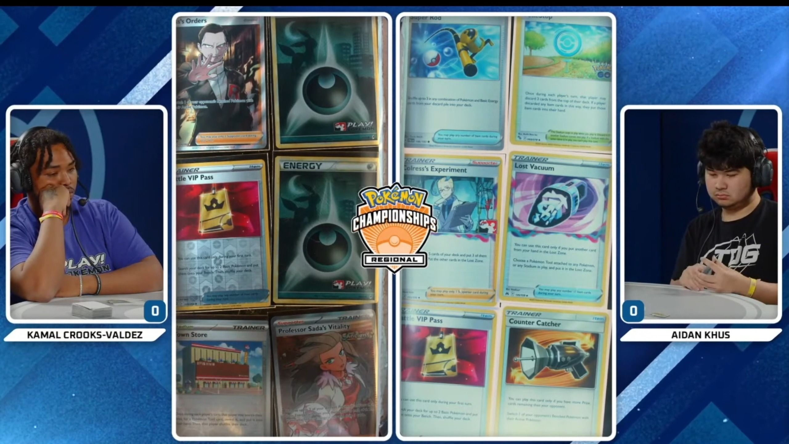 【宝可梦TCG2024】诺克斯维尔地区赛 DAY2 淘汰赛 8进4 轰鸣月ex Vs 盖欧卡LTB