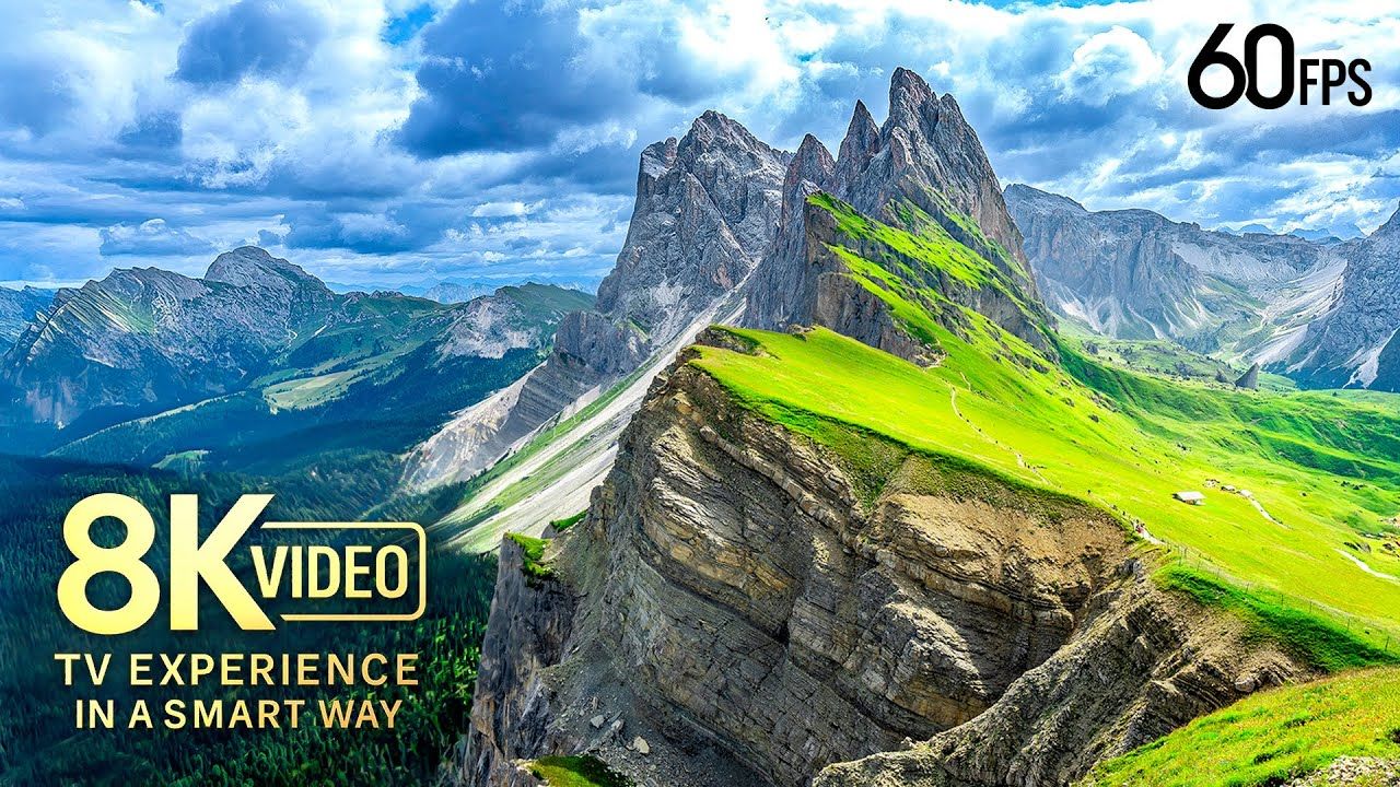 1️⃣ 【8K HDR】地球最美风光合集｜杜比视界超高清 60FPS｜OLED/QLED电视演示片 2️⃣ 【视觉极限】8K HDR 世界奇景合集｜大堡礁·马丘