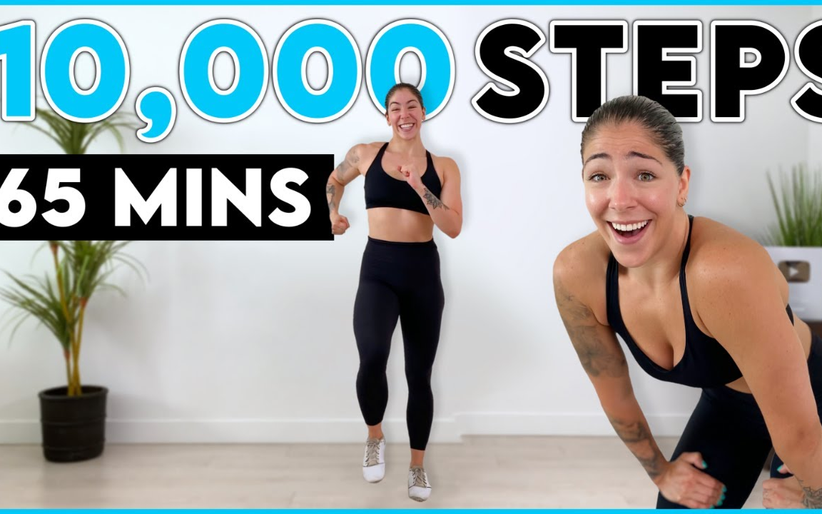 【Kyra Pro】65分钟10000步新手友好室内走步训练_哔哩哔哩 (゜゜)つロ 干杯bilibili