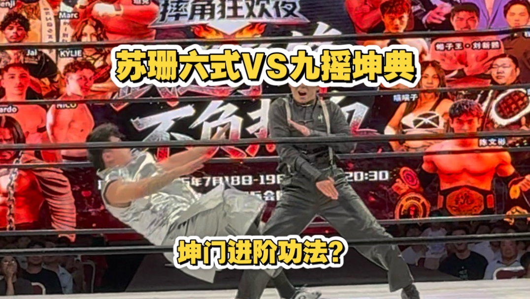 在擂台上使出宗主进阶功法《九摇坤典》和核心功法《苏珊六式》