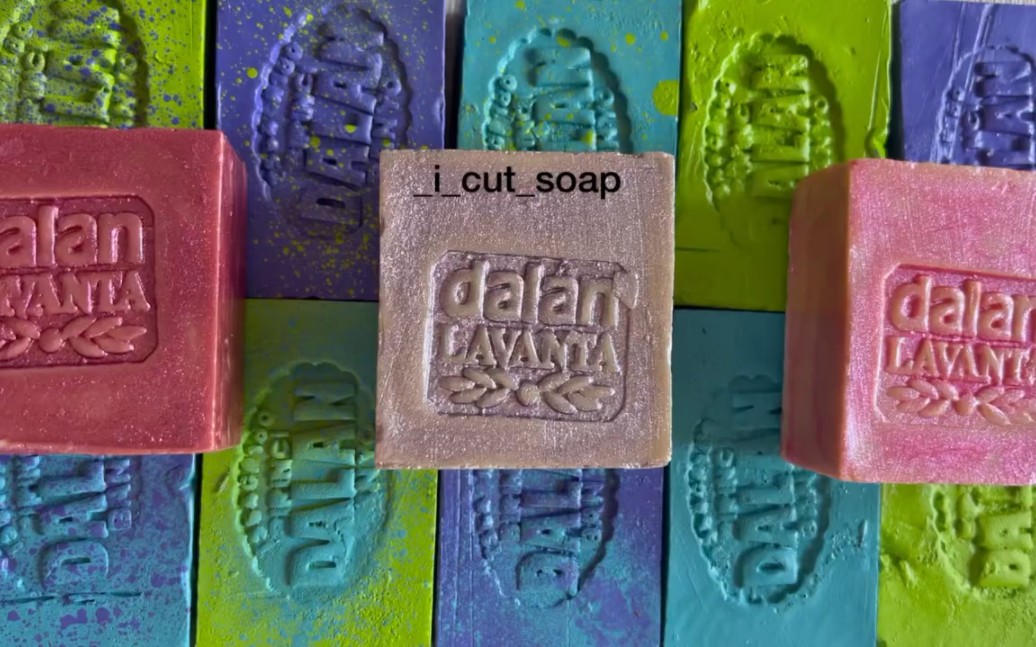 I Cut Soap  是你们爱的软糯型橄榄皂 还有可爱的喷绘哦