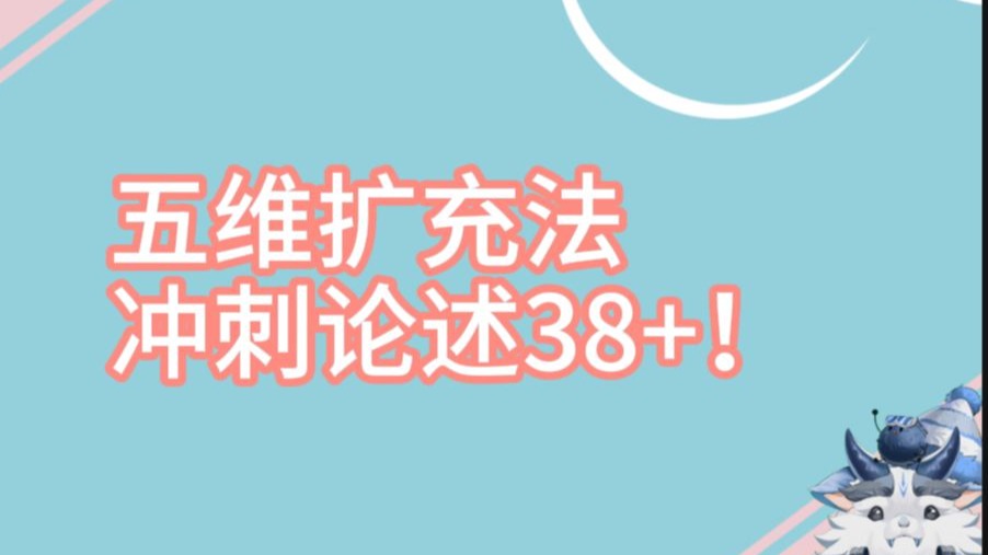 【313论述题】如何写出一道接近满分的论述答案~