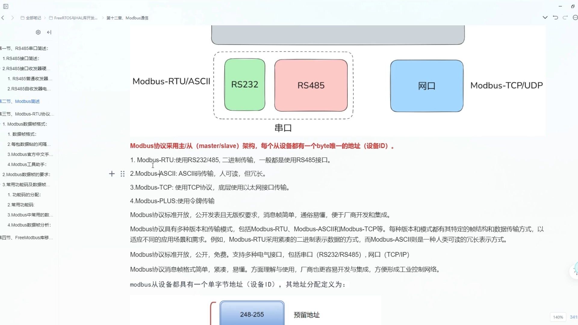 HAL库与FreeRTOS单片机系统学习分享90：简述Modbus