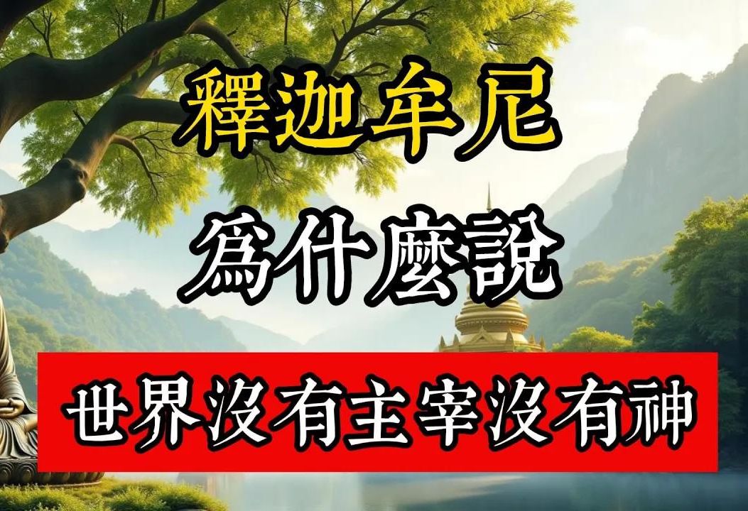 2500年前釋迦牟尼到底悟到了什麽？他為什麽說世界沒有神！#佛教 #佛家 #佛法 #佛學知識 #佛學智慧 #修心修行 #佛教文化 #禪悟人生 #傳統文化