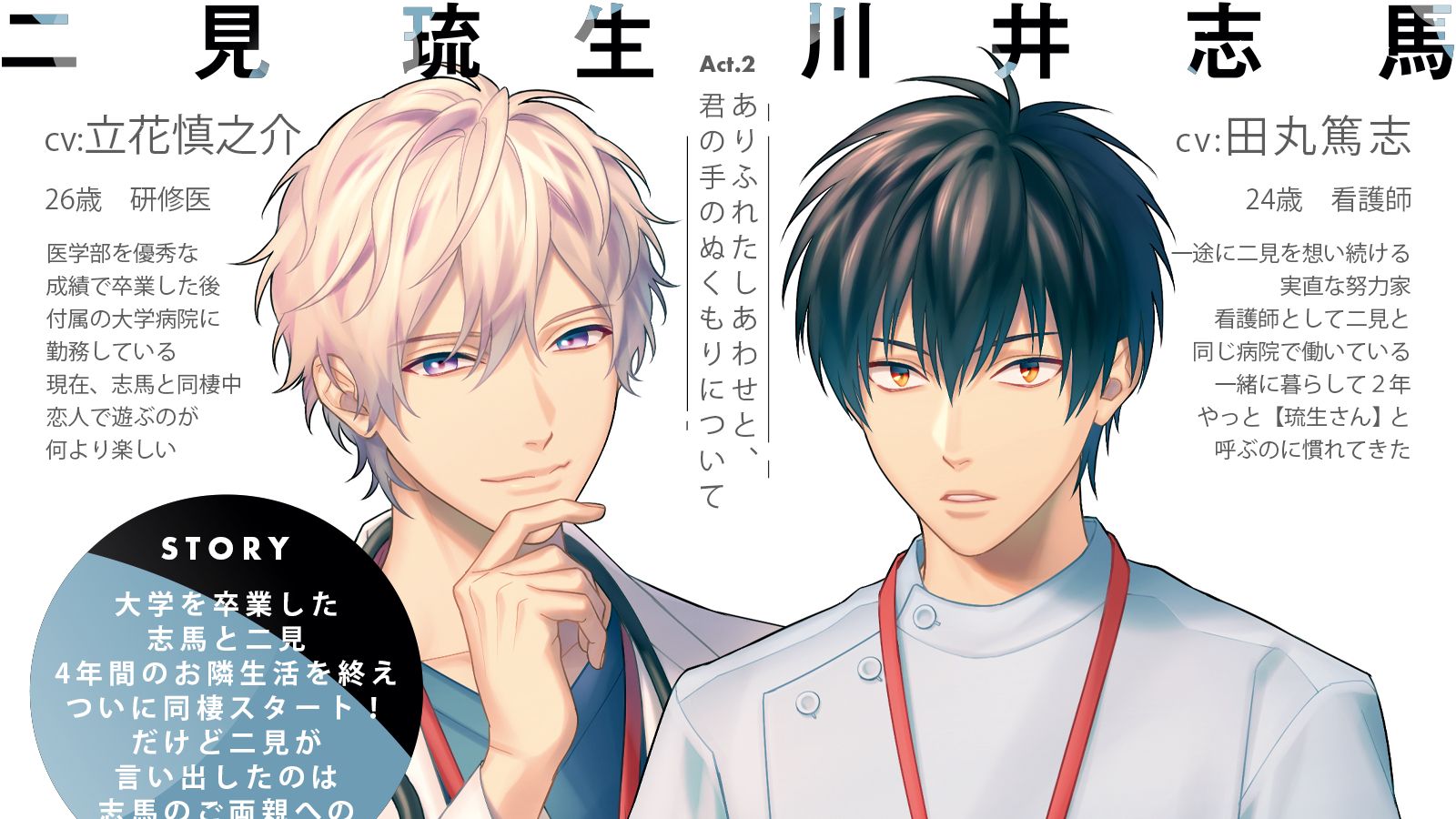 【Drama】立花慎之介×田丸笃志 「男子高校生、はじめての after Disc ～First of all～」二見×志馬篇