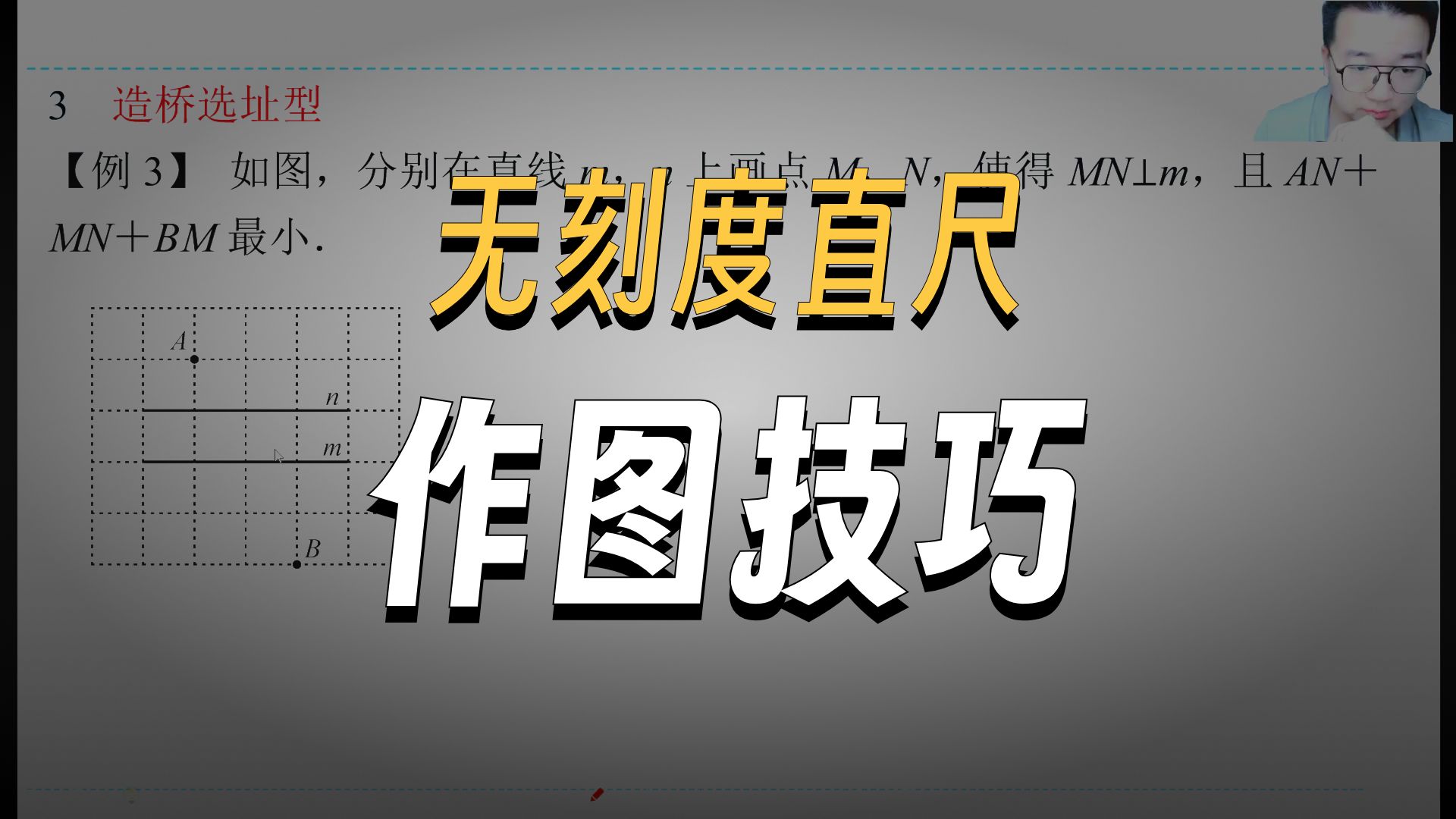 八上大培优p121：无刻度直尺作图④对称与最值