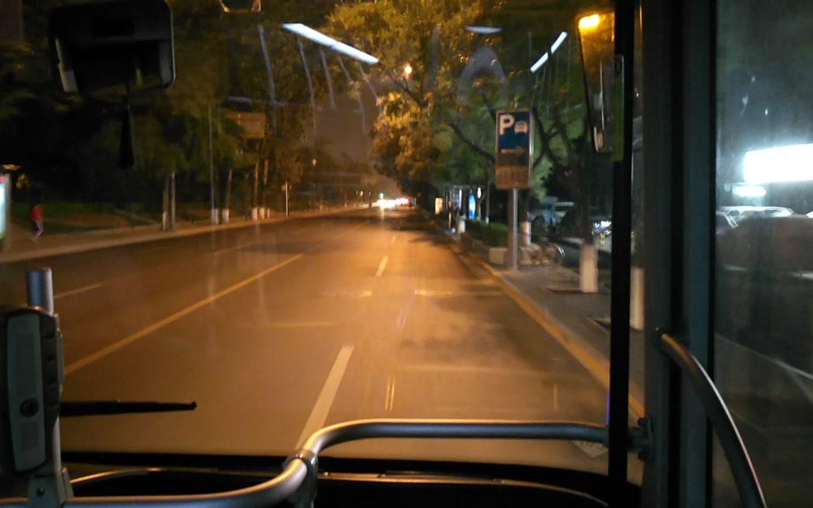 最后一天运行的北京公交2路有末班车视频