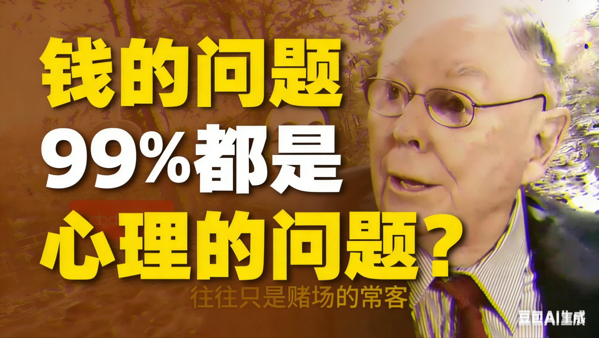 查理芒格：99％金钱的问题，其实是心理的问题！