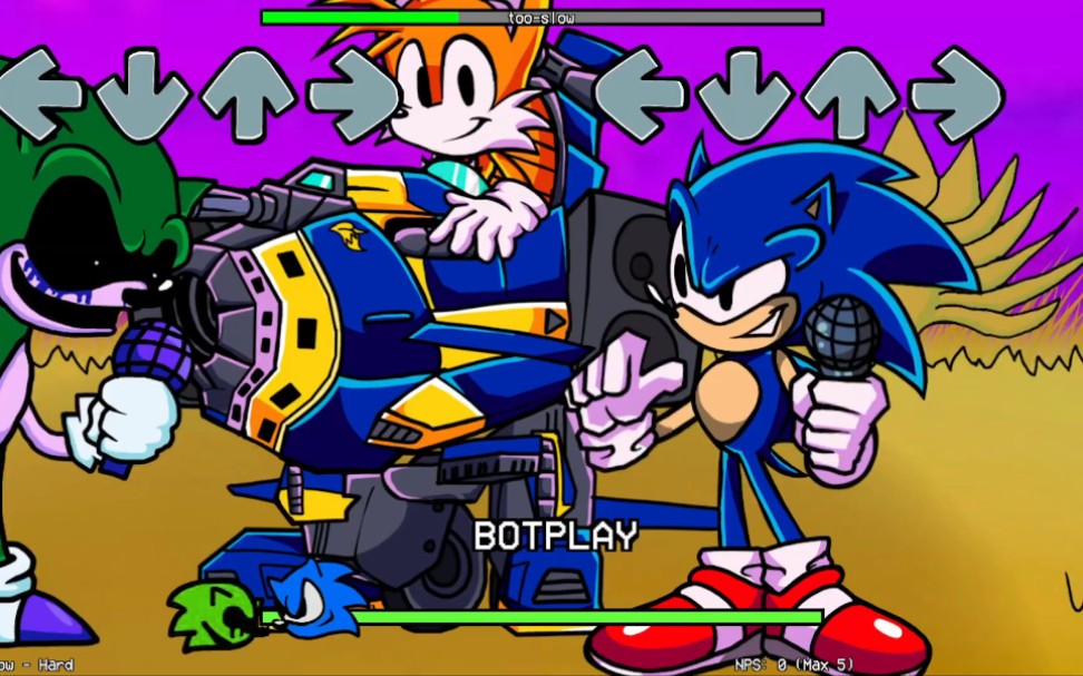 Friday Night Funkin-Sonic VS B-Side Sonic.EXE