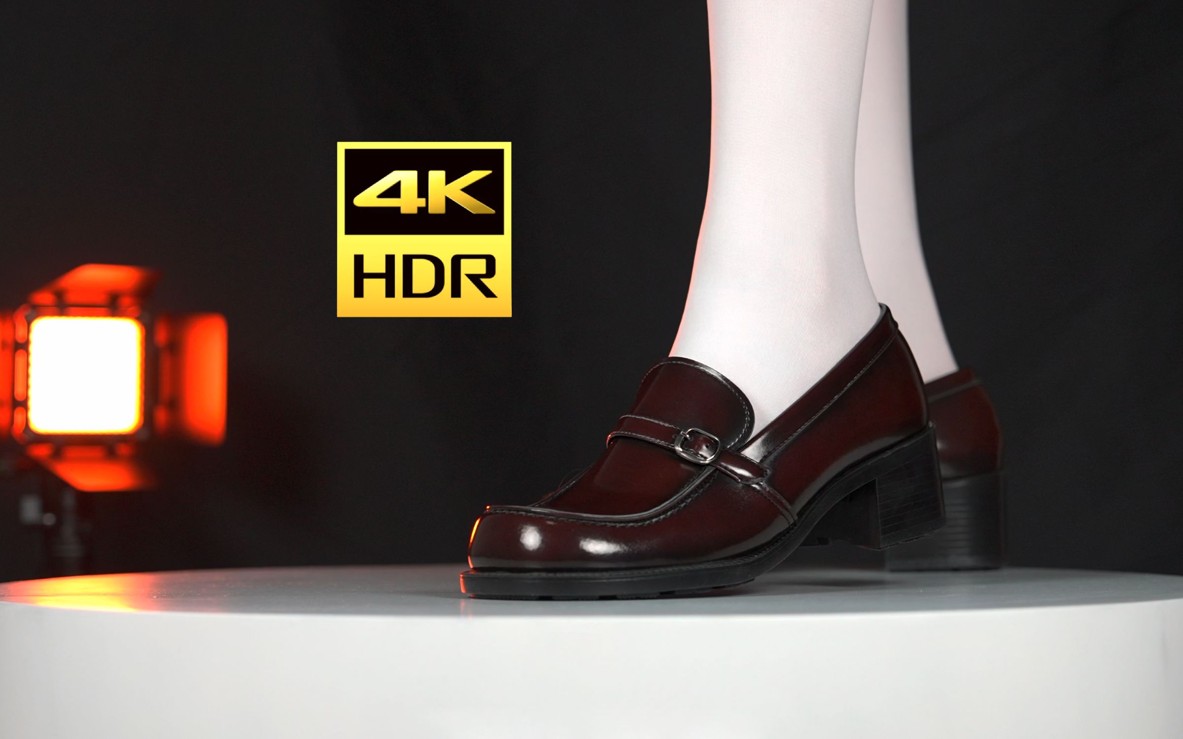 【4K HDR】是你的巧乐滋 圆头制服鞋Haruta 4711吗