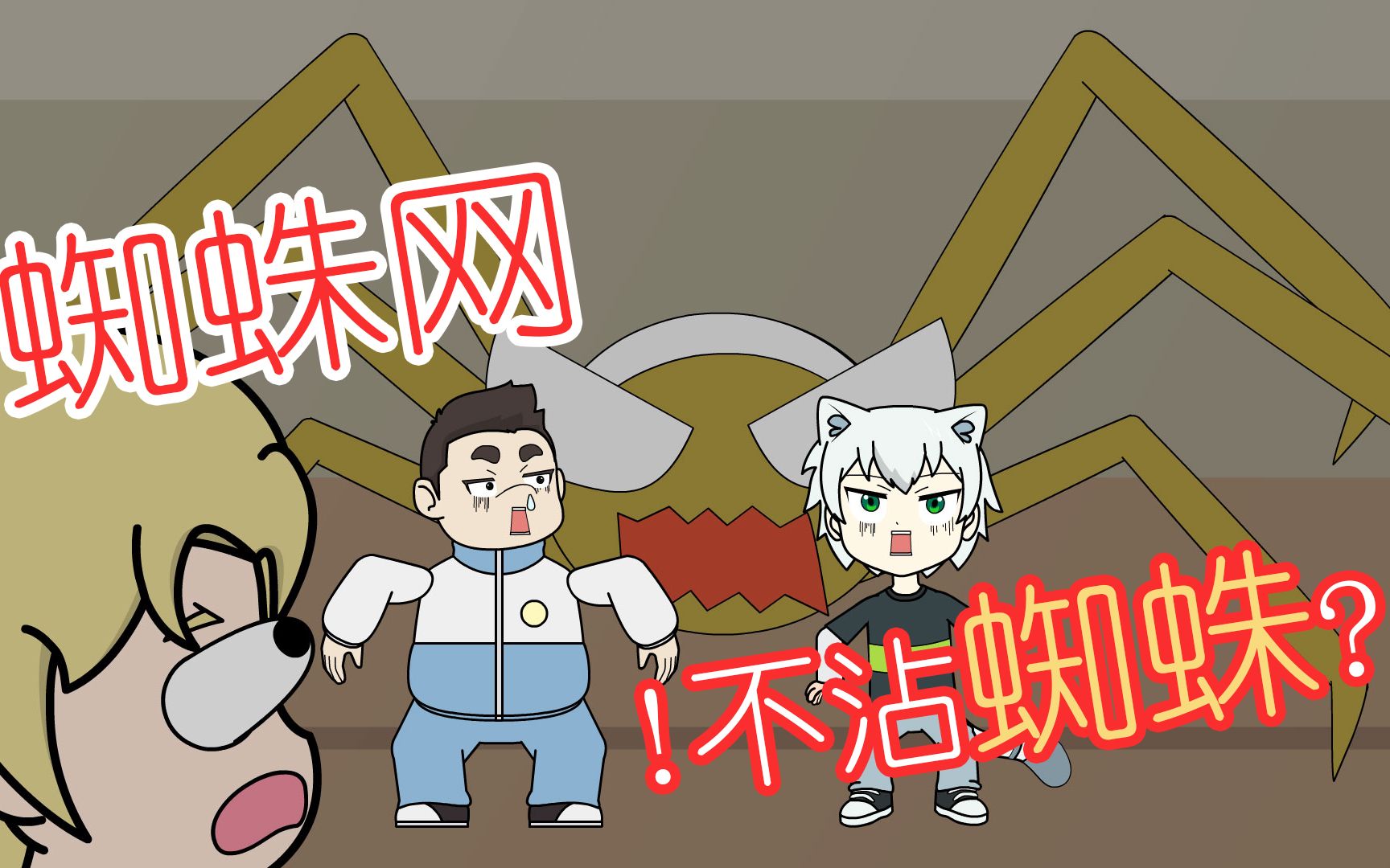 【动画】蜘蛛会被自己的网粘住么，还有蜘蛛不会结网？