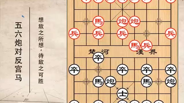 无六炮对反宫马011