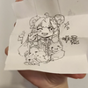 在学校摸的鱼，是我一个美女同学教我做的！好好玩！！其他同学们还说咩咩崽崽好可爱！好耶！#羊皮书##图崽场