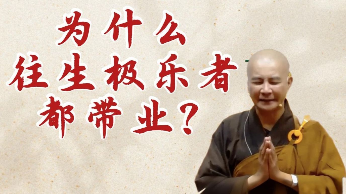 体佛法师开示：为什么往生极乐者都带业？（《观无量寿经》第7讲）