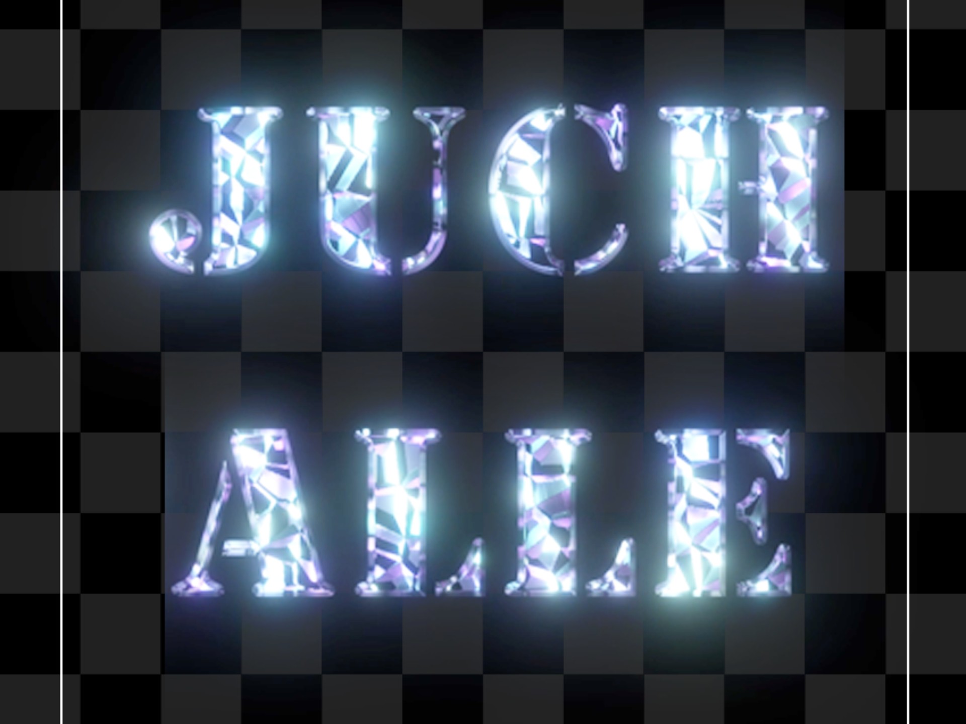 【AE特效】水晶质感文字效果