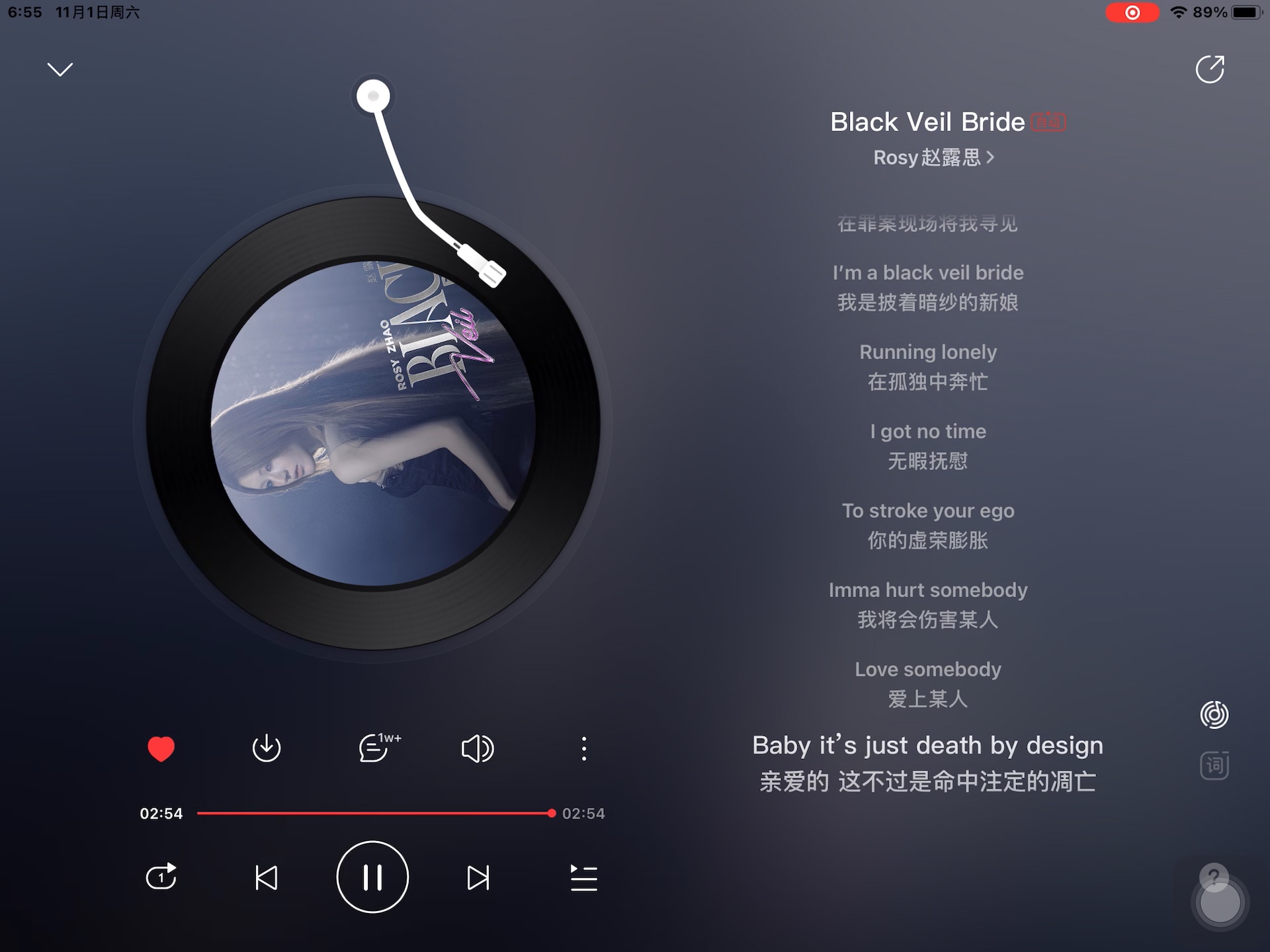 《Black Veil Bridge》——赵露思“I ’m a black veil bridge Running lonely I got no time～”