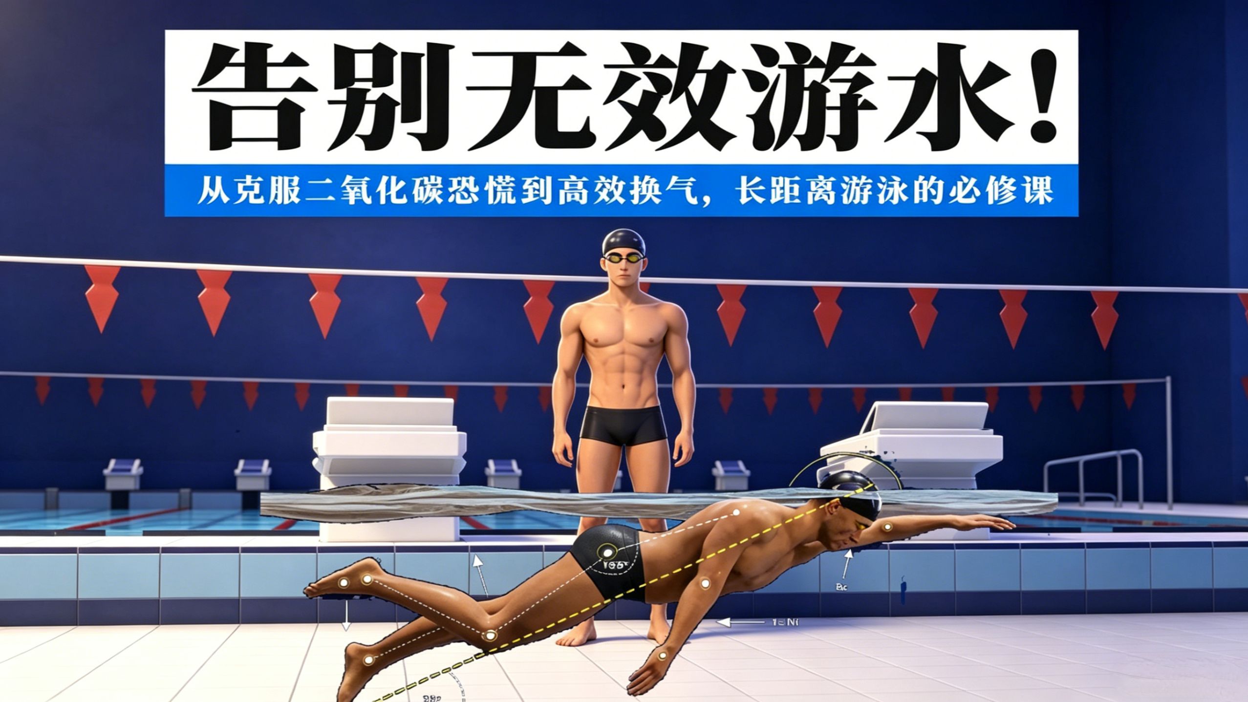告别无效游水！从克服二氧化碳恐慌到高效换气，长距离游泳的必修