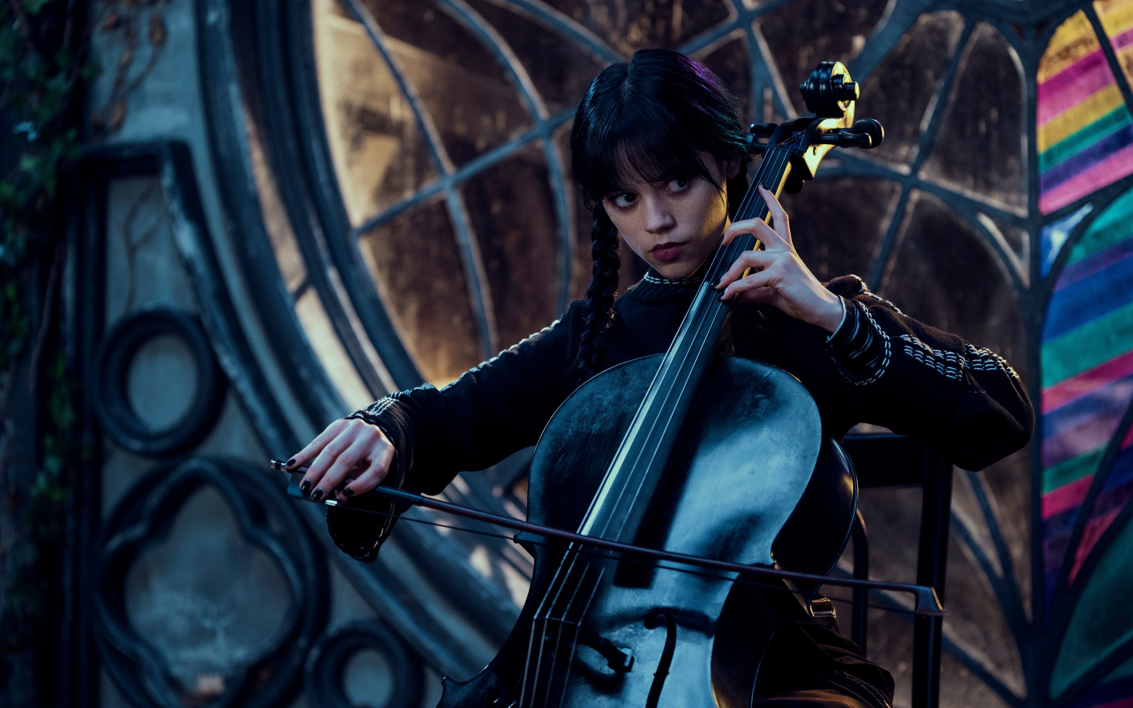 亚当斯一家 Netflix新剧（Wednesday ）《星期三 》星期三的大提琴独奏曲 Paint It Black