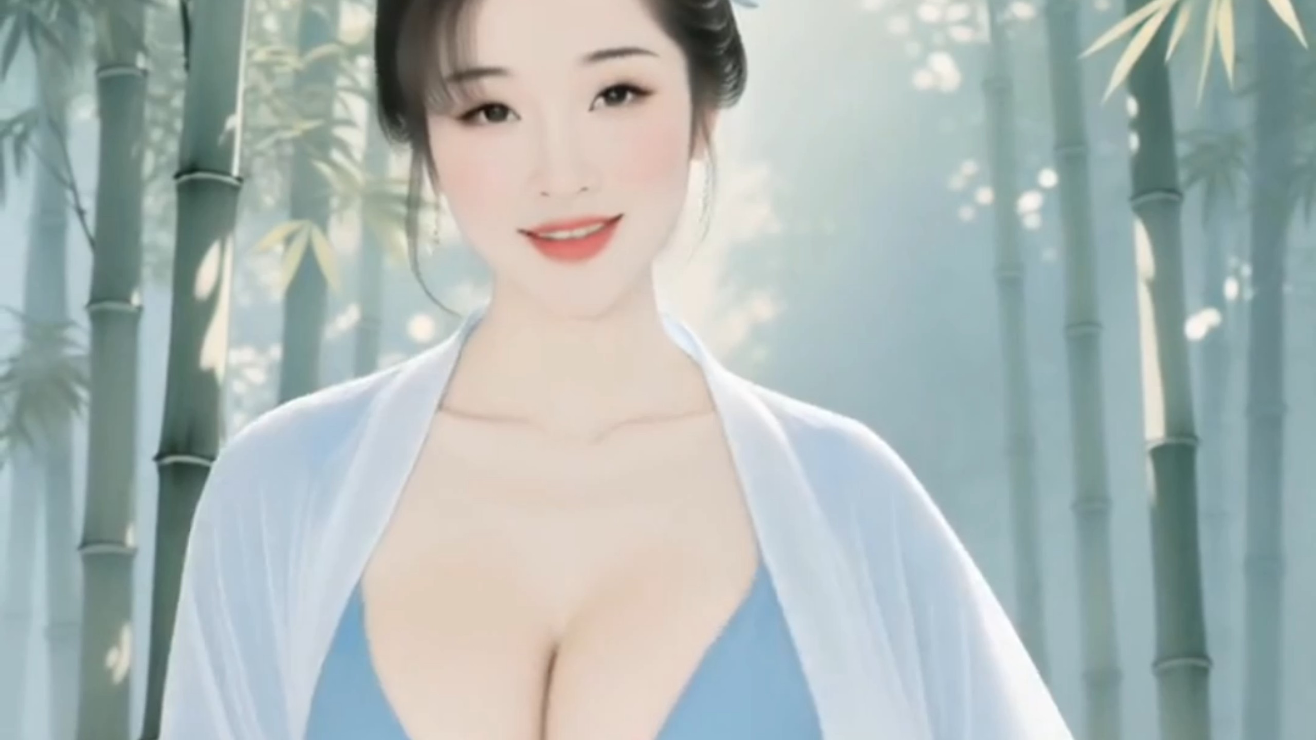 竹林美人依旧烧烧的