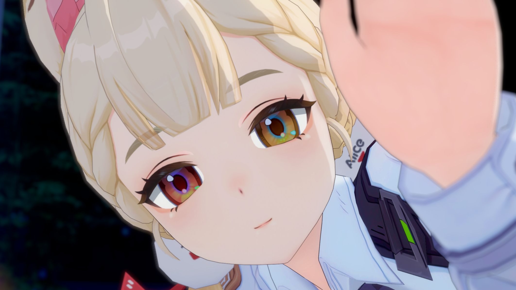 Alice, who couldn't sleep, came to your room.