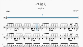 架子鼓曲谱动画_架子鼓曲谱(3)