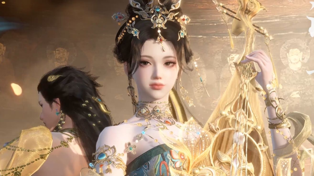 遇见飞天也可以在《逆水寒》登录界面？鸿音选角视频公开！