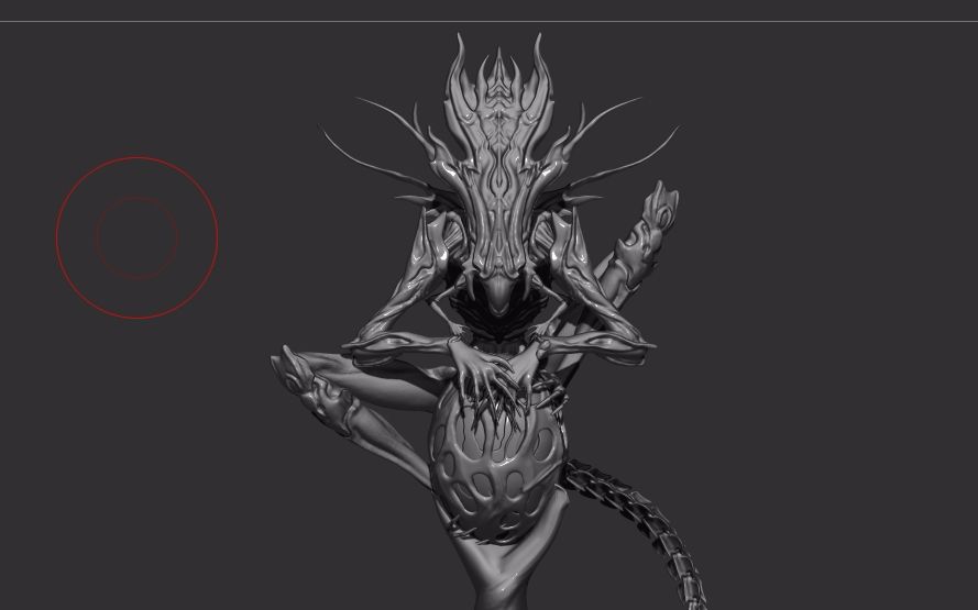 zbrush匠人出品—20171116异形女王制作直播部分录像
