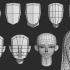 【3dmax建模】从拉box开始教你们，如何制作人物模型，五官比例 头部布线 头发制作