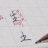 汤欣健实用硬笔4——横竖均分练习1“三生三世”
