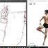 经典方法，清晰明了，Michael Hampton 速写人体姿态及衣褶演示