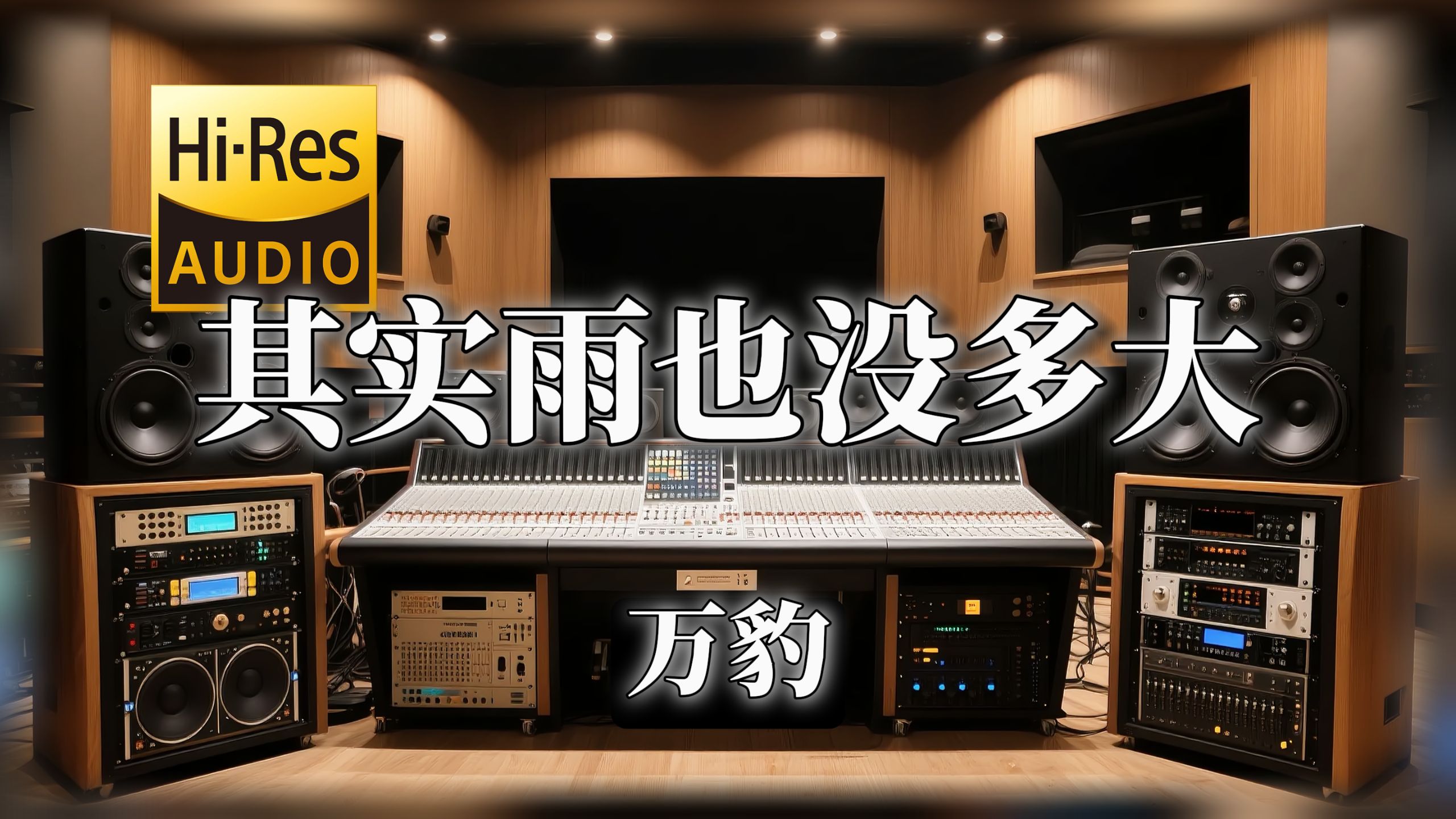 【𝐇𝐢-𝐑𝐞𝐬无损音质】｜《其实雨也没多大》- 万豹 -‘我会习惯 逐渐平淡’