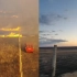 航拍火灾现场！内蒙古成功堵截蒙古国入境草原火，火线长20余公里