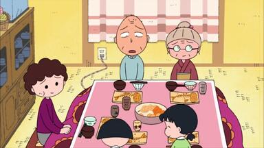 【<em class="keyword">樱桃小丸子</em>】今天晚餐吃炸藕片和煎鱼，饭后来杯热茶和家人聊聊天