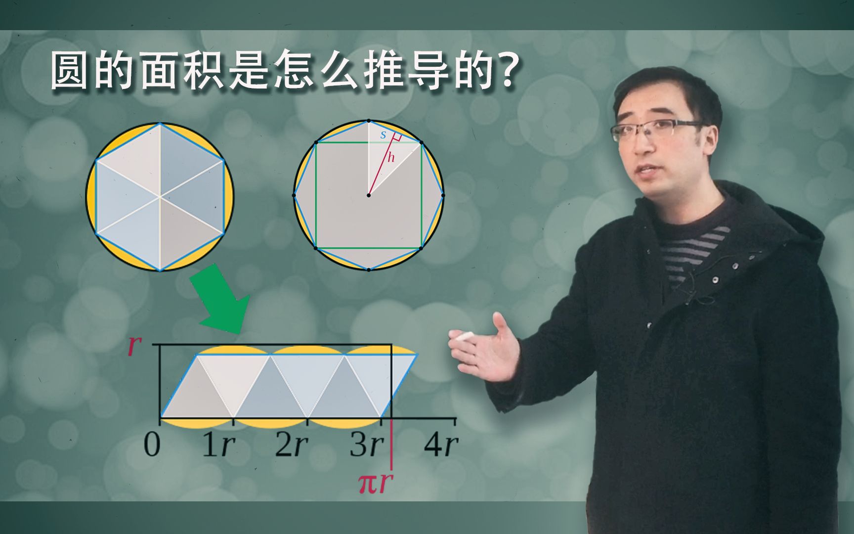 评论推荐：圆的面积公式怎么来的？李永乐老师4分钟带你了解微积分基本原理！[一阶段]的第1张示图