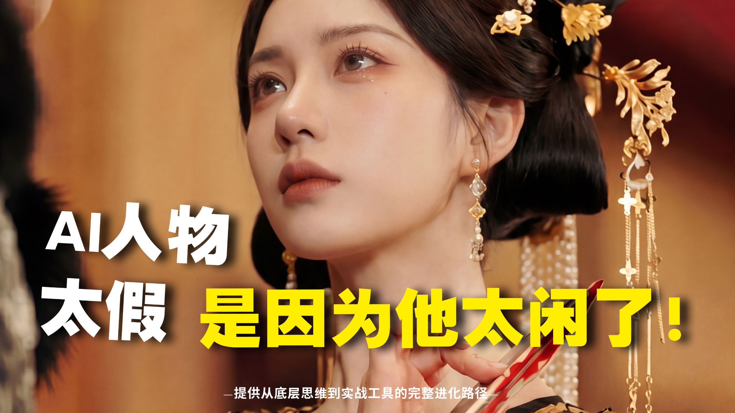 什么？AI人物太假竟然是因为他太闲了！