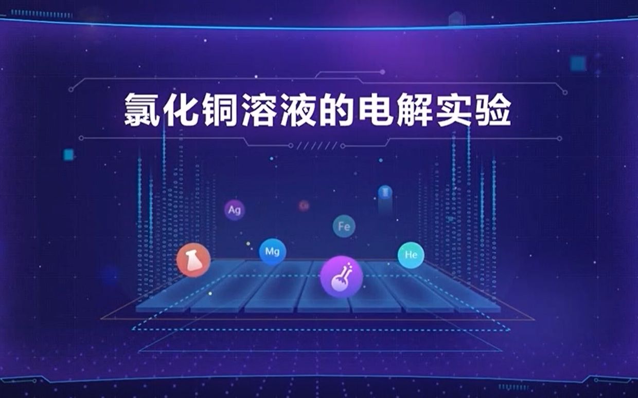 氯化铜溶液的电解实验