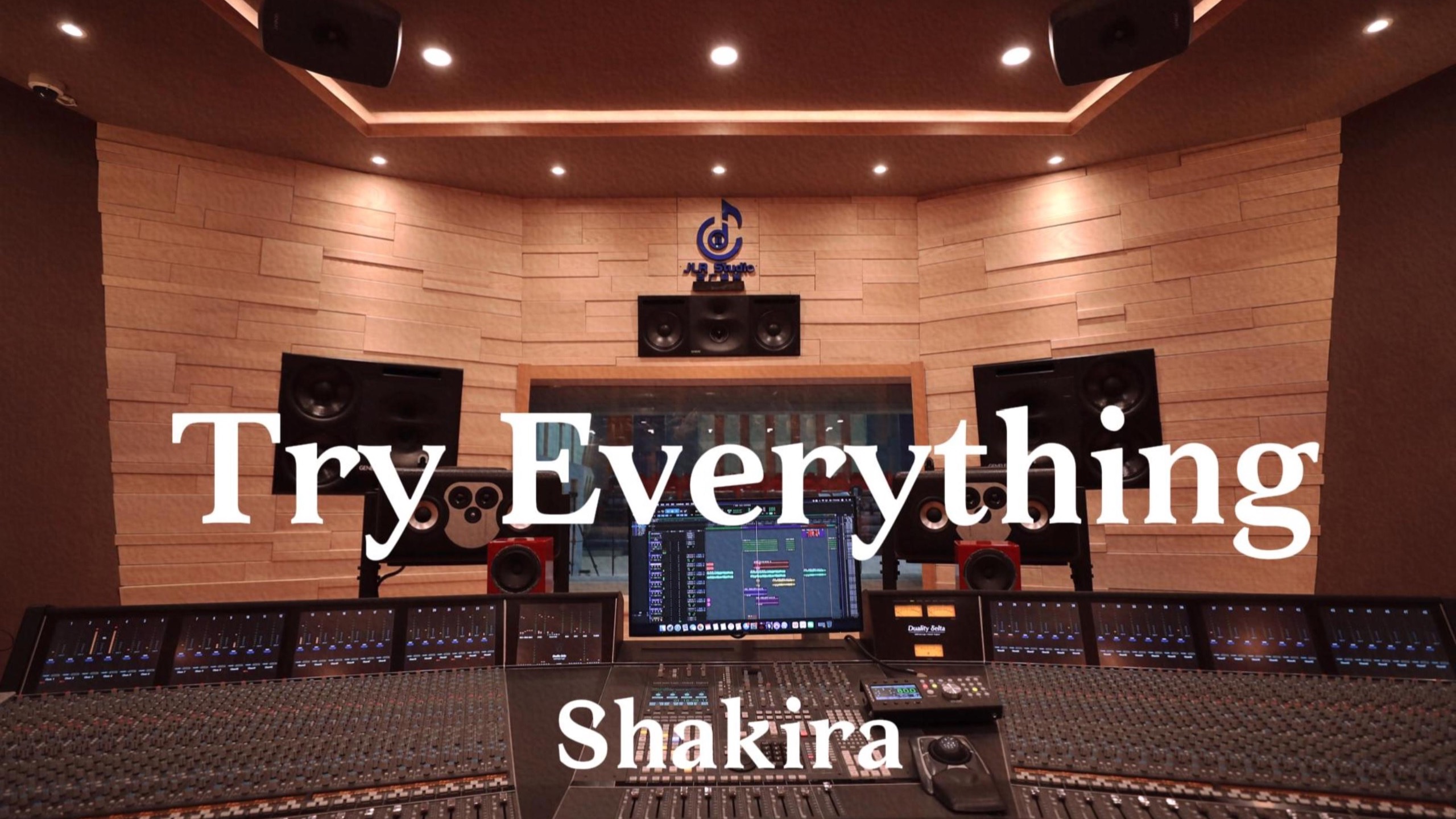 Shakira《Try Everything（《疯狂动物城》主题曲）》百万豪装录音棚大声听