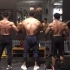三大健美肌肉猛男集体展示背部肌肉，这场面太壮观了