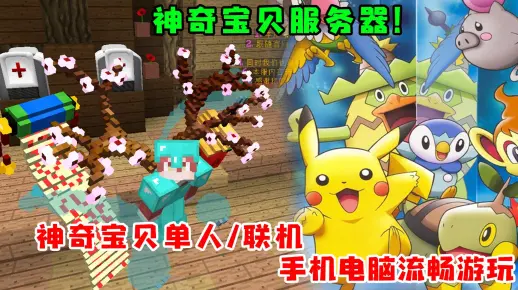 神奇宝贝手机版服务器有何独特命名？