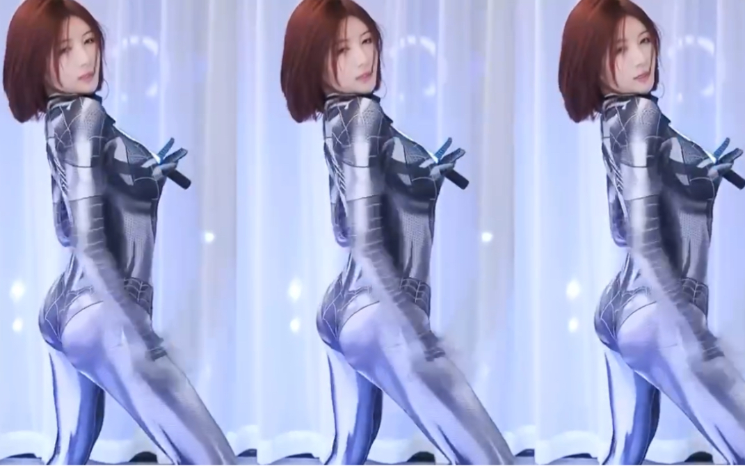 虎牙 小天儿 《Booty Loose》蜘蛛侠 光剑舞 新年快乐 20240101