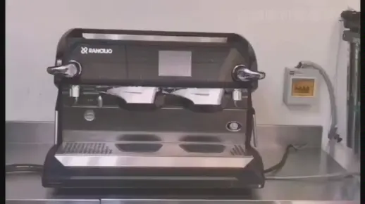 兰奇里奥Classe11双头半自动咖啡机安装调试视频