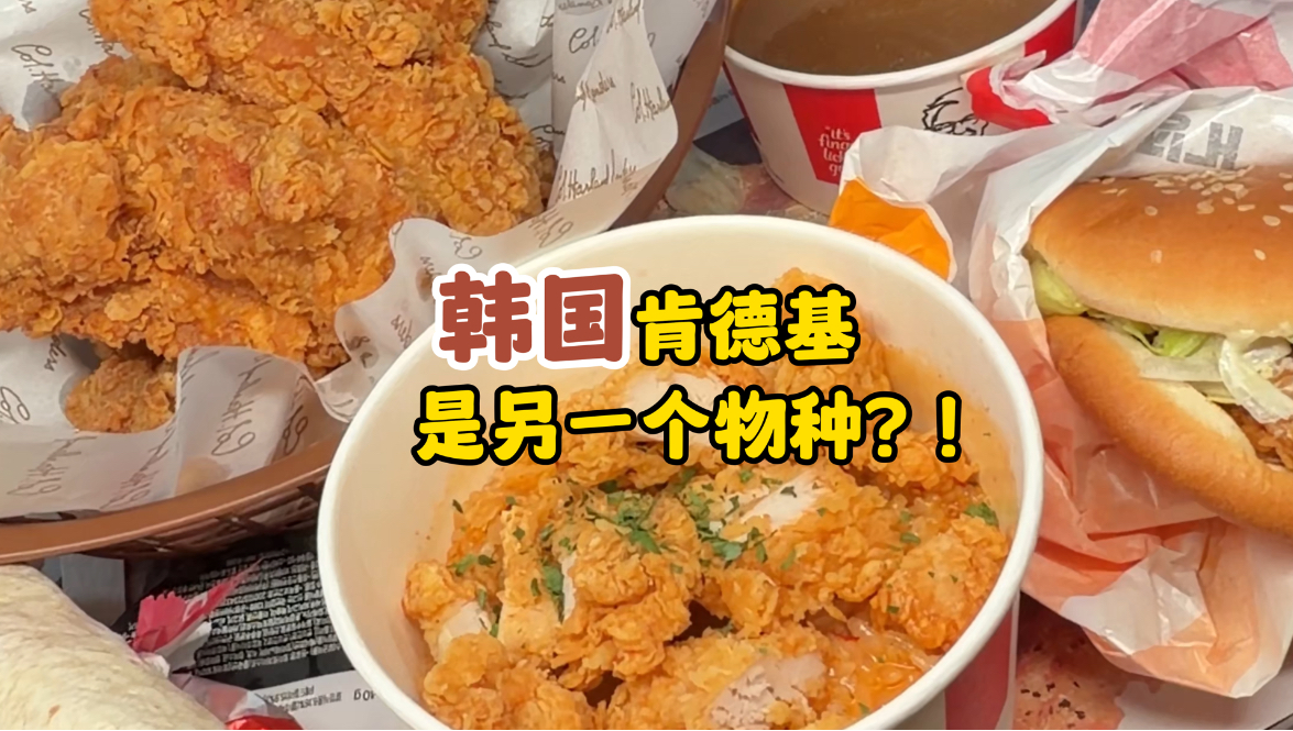 韩国肯德基是另一个物种？！