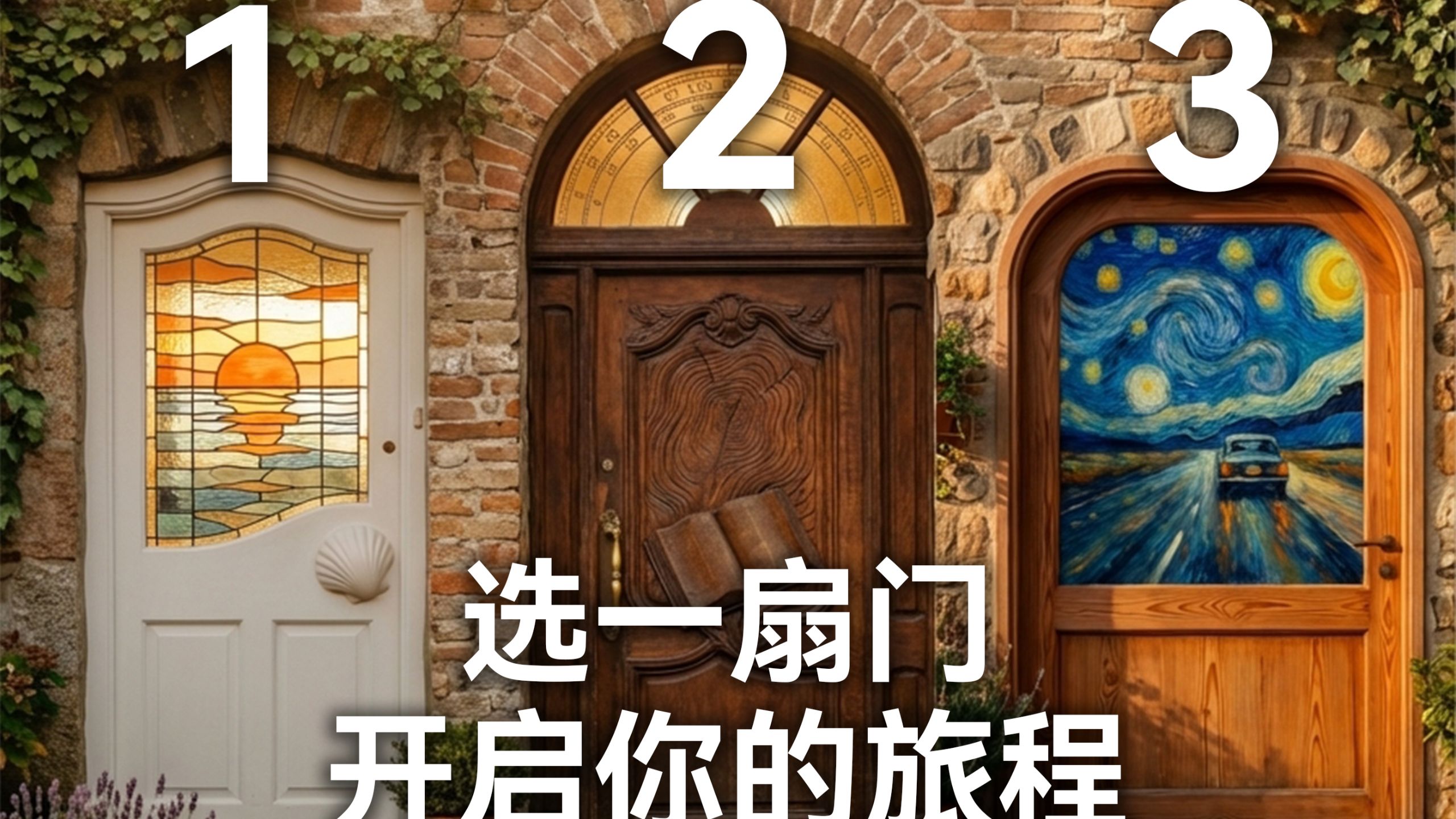 选一扇门，开启你的治愈之旅