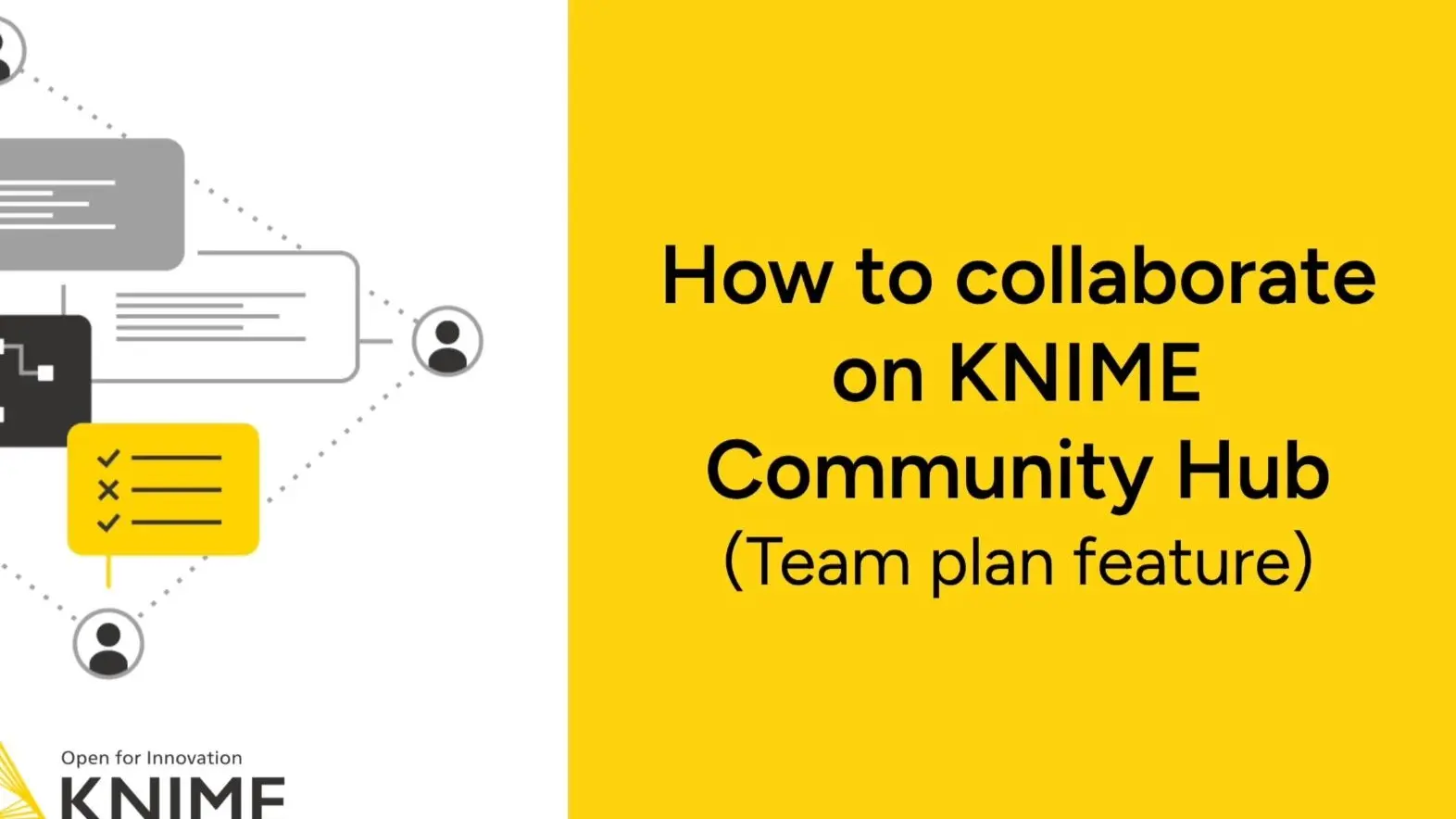 1.如何在knime社区中心上协作(团队计划)